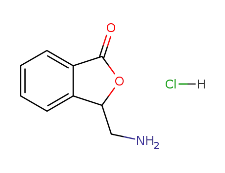Molecular Structure of 35690-69-8 (3-AMINOMETHYLPHTHALIDE, HYDROCHLORIDE)