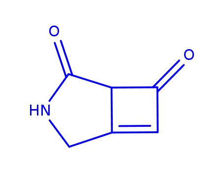 Molecular Structure of 226985-26-8 (3-Azabicyclo[3.2.0]hept-5-ene-2,7-dione(9CI))