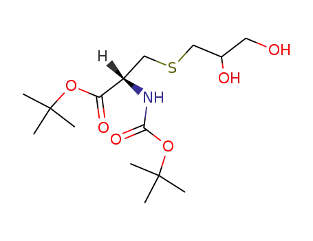 S-<(2RS)-2,3-Dihydroxypropyl>-N<sup>α</sup>-Boc-Cys-OBu<sup>t</sup>