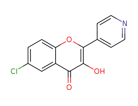 Molecular Structure of 2269-35-4 (6-chloro-2-pyridin-4(1H)-ylidene-2H-chromene-3,4-dione)