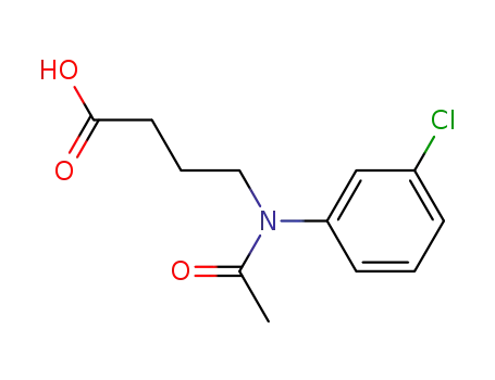 4-[N-(m-클로로페닐)-N-아세틸아미노]부티르산