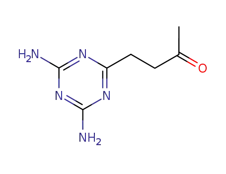 Molecular Structure of 30354-99-5 (1-(4,6-diamino-1,3,5-triazin-2-yl)butan-2-one)