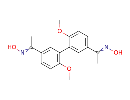 1-(5'-{1-[(Z)-Hydroxyimino]-ethyl}-6,2'-dimethoxy-biphenyl-3-yl)-ethanone oxime