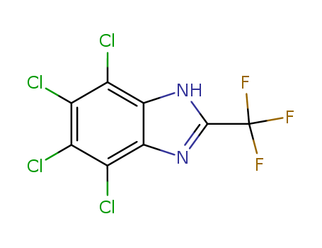 1H-Benzimidazole,4,5,6,7-tetrachloro-2-(trifluoromethyl)-