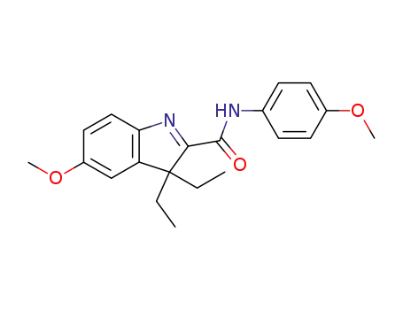3,3- 디 에틸 -5- 메 톡시 -N- (p- 메 톡시 페닐) -3H- 인돌 -2- 카르 복사 미드