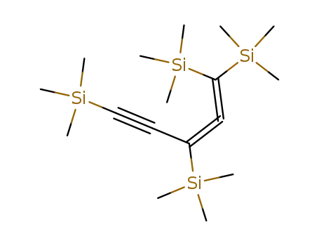 Molecular Structure of 30314-58-0 (1,1,3,5-Tetrakis(trimethylsilyl)-1,2-pentadien-4-yne)