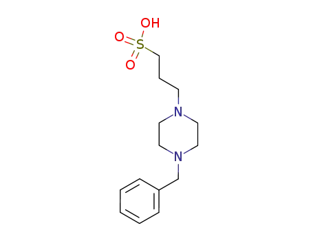 Molecular Structure of 23111-82-2 (3-(4-benzylpiperazin-1-yl)propane-1-sulfonic acid)