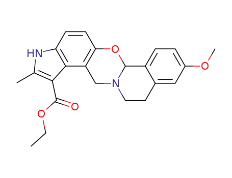 12H-Isoquino[1,2-b]pyrrolo[3,2-f][1,3]benzoxazine-1-carboxylic acid, 3,6a,11,14-tetrahydro-9-methoxy-2-methyl-, ethyl ester
