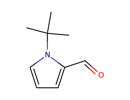 Molecular Structure of 23373-78-6 (1-TERT-BUTYL-1H-PYRROLE-2-CARBALDEHYDE)