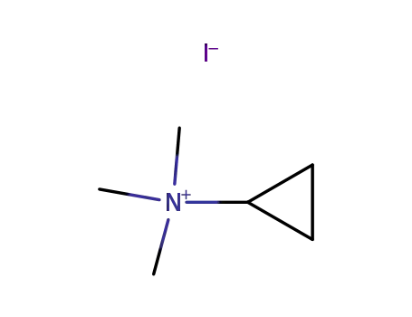 Molecular Structure of 2278-30-0 (N,N,N-trimethylcyclopropanaminium)