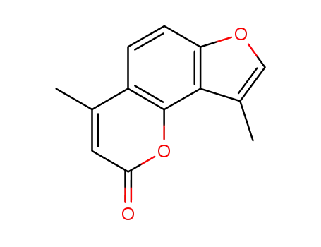 Molecular Structure of 22975-76-4 (4,4'-dimethylangelicin)