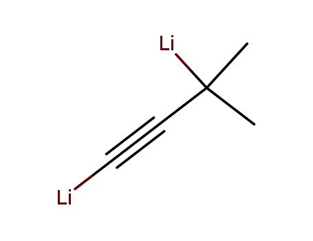 dilithiated 3-methyl-but-1-yne