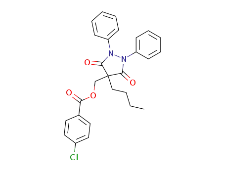 Molecular Structure of 23111-34-4 (Feclobuzone)