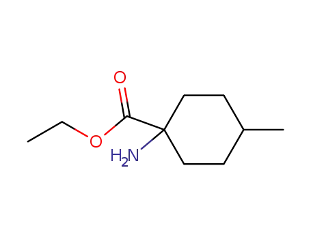 Molecular Structure of 228252-32-2 (Cyclohexanecarboxylic acid, 1-amino-4-methyl-, ethyl ester (9CI))