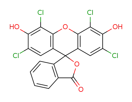 Molecular Structure of 2320-38-9 (2',4',5',7'-tetrachlorofluorescein)