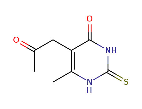6-methyl-5-(2-oxo-propyl)-2-thioxo-2,3-dihydro-1<i>H</i>-pyrimidin-4-one