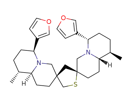 Molecular Structure of 30343-74-9 ((13S)-Neothiobinupharidine)