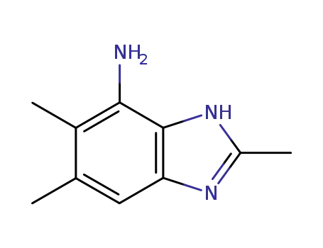 1H-벤즈이미다졸-4-아민,2,5,6-트리메틸-(9CI)