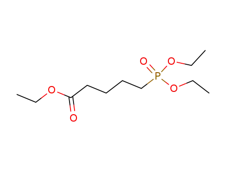Molecular Structure of 2323-74-2 (DIETHYL[4-(ETHOXYCARBONYL)BUTYL]PHOSPHONATE)