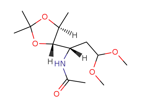 N-[(S)-3,3-Dimethoxy-1-((4S,5S)-2,2,5-trimethyl-[1,3]dioxolan-4-yl)-propyl]-acetamide