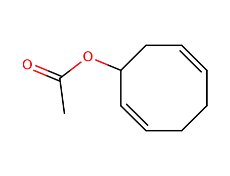 Molecular Structure of 23346-42-1 ((2Z,6Z)-cycloocta-2,6-dien-1-yl acetate)