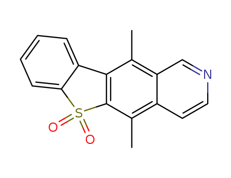 [1]Benzothieno[2,3-g]isoquinoline,5,11-dimethyl-, 6,6-dioxide cas  23018-38-4