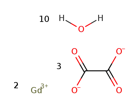 Molecular Structure of 22992-15-0 (GADOLINIUM OXALATE HYDRATE)