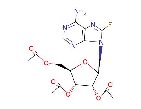 [(2R,3R,4R,5R)-3,4-diacetyloxy-5-(6-amino-8-fluoropurin-9-yl)oxolan-2-yl]methyl acetate