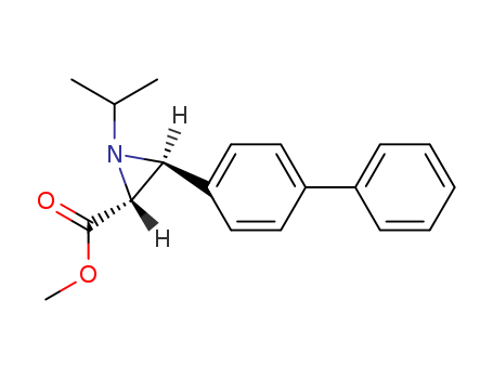2-Aziridinecarboxylicacid, 3-[1,1'-biphenyl]-4-yl-1-(1-methylethyl)-, methyl ester, trans- (9CI) cas  23214-22-4