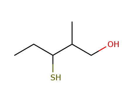 Molecular Structure of 227456-27-1 (3-Mercapto-2-methylpenta-1-ol)