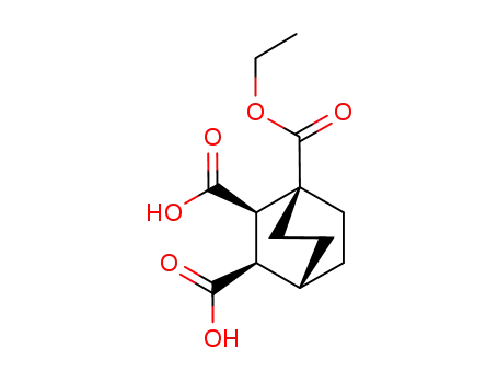 Molecular Structure of 3048-85-9 (1-(ethoxycarbonyl)bicyclo[2.2.2]octane-2,3-dicarboxylic acid)