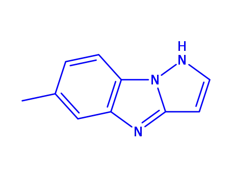 Molecular Structure of 231958-91-1 (1H-Pyrazolo[1,5-a]benzimidazole,6-methyl-(9CI))
