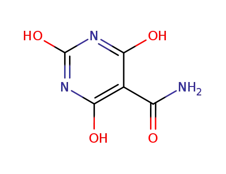 Molecular Structure of 857200-56-7 (2,4,6-trioxo-hexahydro-pyrimidine-5-carboxylic acid amide)