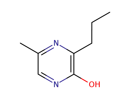 Molecular Structure of 23127-01-7 (Pyrazinol, 5-methyl-3-propyl- (8CI))
