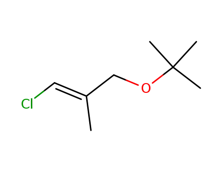 Molecular Structure of 23240-40-6 (tert-butyl 3-chloro-2-methylprop-2-en-1-yl ether)