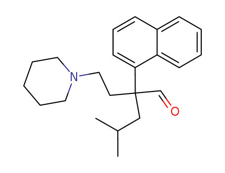 1-Piperidinebutanal, a-(2-methylpropyl)-a-1-naphthalenyl- cas  30301-11-2