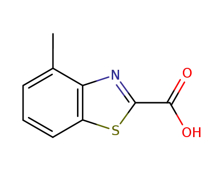 Molecular Structure of 3507-47-9 (2-Benzothiazolecarboxylicacid,4-methyl-(7CI,8CI))
