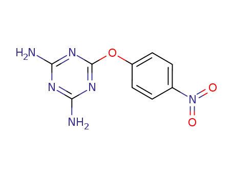 Molecular Structure of 30360-79-3 (6-(4-nitrophenoxy)-1,3,5-triazine-2,4-diamine)