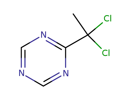 Molecular Structure of 30361-86-5 (2-(1,1-dichloroethyl)-1,3,5-triazine)