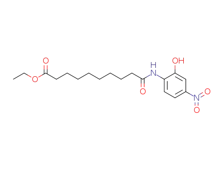 Molecular Structure of 2274-34-2 (ethyl 10-[(2-hydroxy-4-nitrophenyl)amino]-10-oxodecanoate)
