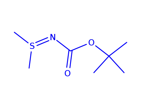 Molecular Structure of 227766-17-8 (Sulfilimine, N-[(1,1-dimethylethoxy)carbonyl]-S,S-dimethyl- (9CI))