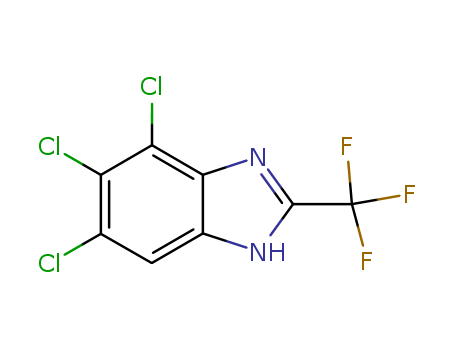 5,6,7-TRICHLORO-2-TRIFLUOROMETHYLBENZIMIDAZOLE