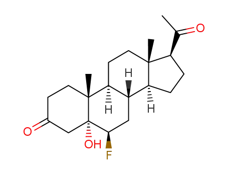 17-acetyl-6-fluoro-5-hydroxy-10,13-dimethyl-2,4,6,7,8,9,11,12,14,15,16 ,17-dodecahydro-1H-cyclopenta[a]phenanthren-3-one