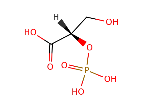 Molecular Structure of 23295-92-3 (L-Glycerate  2-phosphate  disodium  salt,  Disodium  L-2-phosphoglycerate)