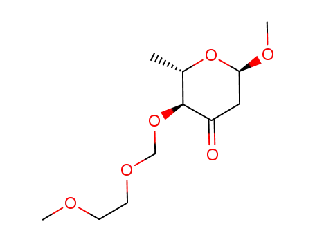 methyl 2,6-dideoxy-4-O-(2-methoxyethoxymethyl)-α-L-erythro-hexopyranosid-3-ulose