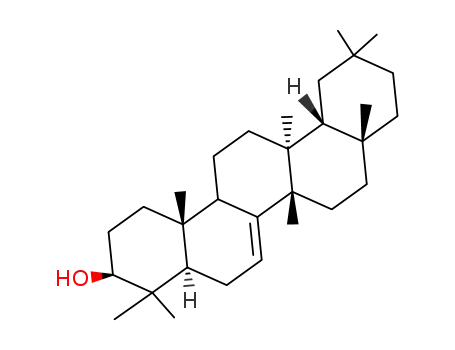 Molecular Structure of 2270-62-4 (D:C-Friedoolean-7-en-3β-ol)