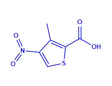 Molecular Structure of 229343-07-1 (2-Thiophenecarboxylicacid,3-methyl-4-nitro-(9CI))