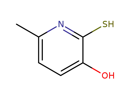 Molecular Structure of 22989-67-9 (3-hydroxy-6-methyl-1H-pyridine-2-thione)