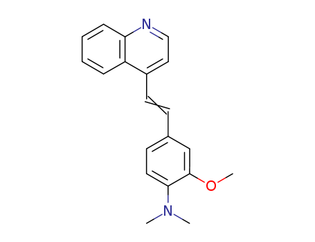 Benzenamine,3-methoxy-N,N-dimethyl-4-[2-(4-quinolinyl)ethenyl]-, (Z)- (9CI) cas  304-31-4