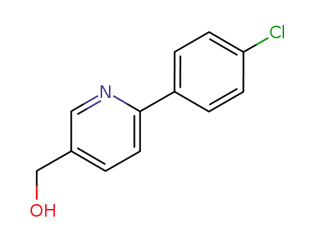 Molecular Structure of 23148-55-2 ([6-(4-CHLOROPHENYL)PYRIDIN-3-YL]METHANOL)